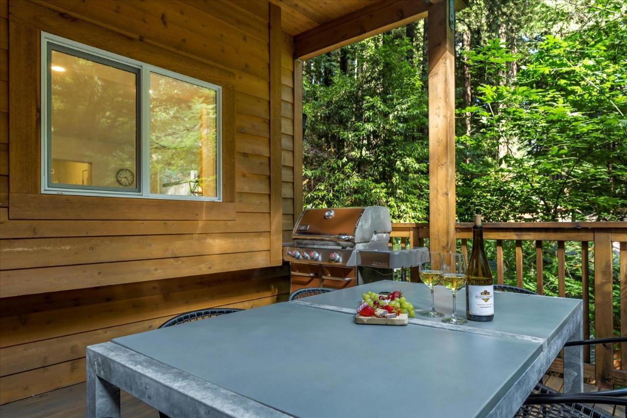 The Wood Chalet Hot Tub Bbq Redwoods Villa Guerneville Exterior photo